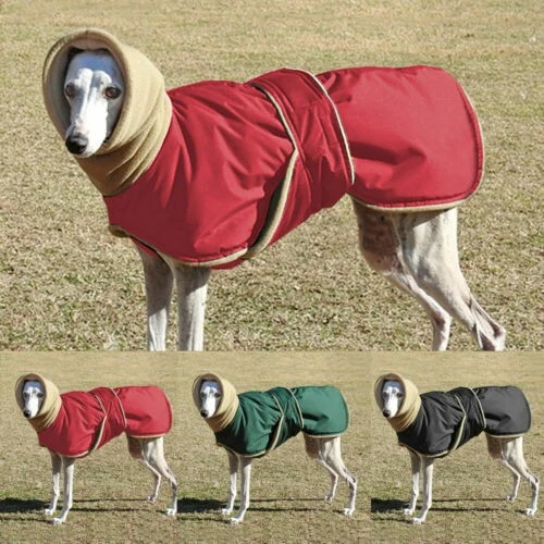 BERRY-PET Hundemantel Winter Große Hunde Wasserdicht Hundejacke Kapuzen Hundebekleidung DE