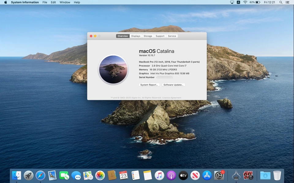 Apple MacBook Pro 13" 2019 · i7 · 16GB · 256GB, photo 2 of 5