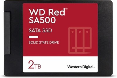 Western Digital WD Red SA500 NAS SATA SSD 2TB, SATA 2,5'' NEU