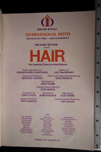 CAST Signed HAIR AUTOGRAPHED PROGRAM x 8~ - Picture 2 of 7