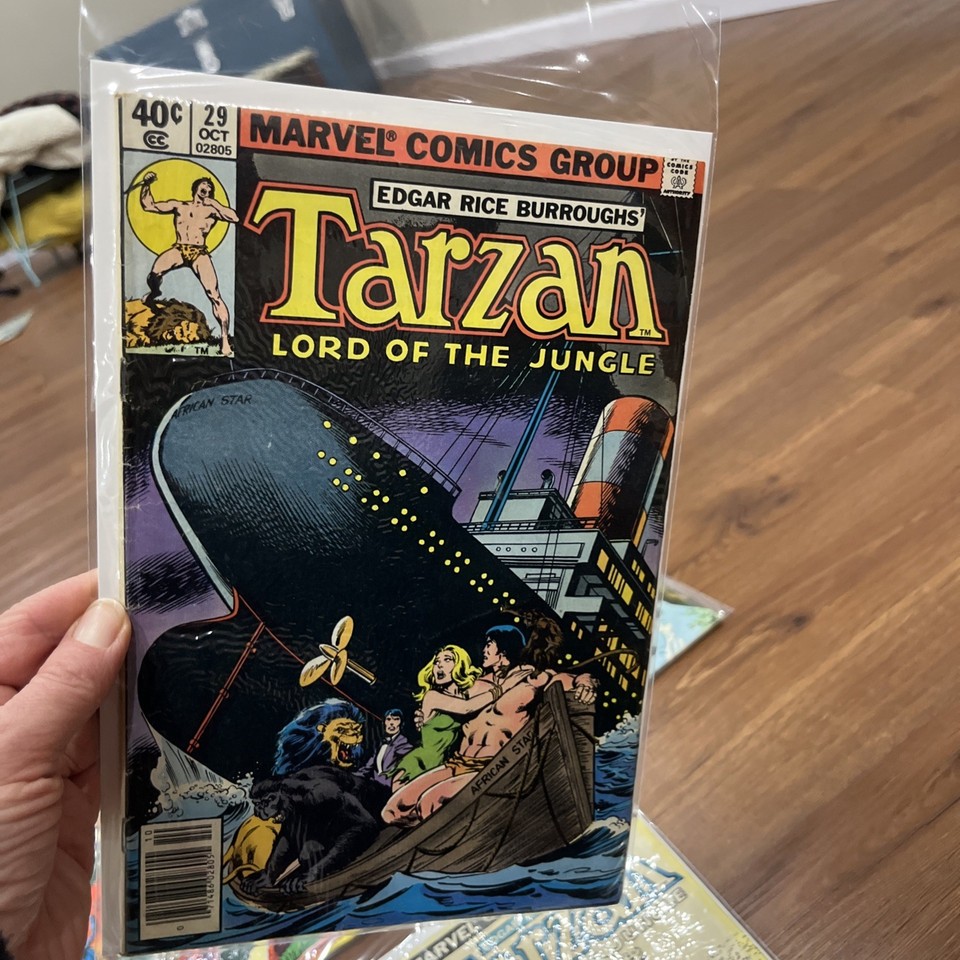 Marvel Comics Group Edgar Rice Burroughs Tarzan, Lord Of The Jungle 12 ...