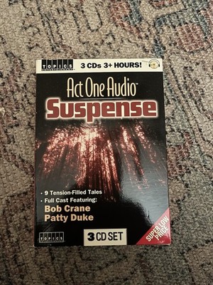2003 Act One Audio Suspense 3 CDs Scary NIB