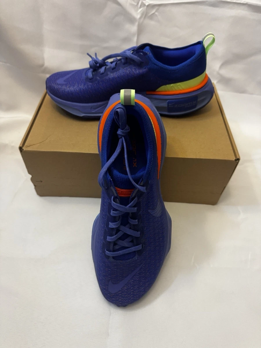 Nike ZoomX Invincible Run Flyknit “Blue Lime Glow” Men’s Size 9 Running Shoes Nike ZoomX Invincible Run Flyknit Blue Orbit Lime Glow for  main image 4