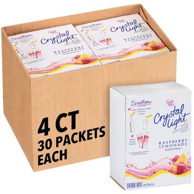 Crystal Light Single Serve Raspberry Lemonade Artificially Flavored Powdered