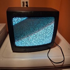 Sharp 13G-M60 13" CRT Color TV Retro Gaming Television August 1995 Vintage Black