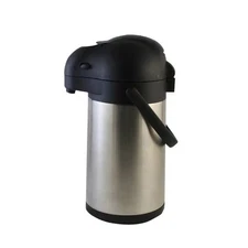 Bradford Hall 2.5-Liter Stainless Steel Airpot Coffee Dispenser with Lever