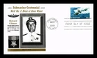 US COVER NAVY SUBMARINES CENTENNIAL FDC WWII MEDAL OF HONOR THERMOGRAPHED