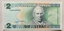 Lithuania 2 Litai 1993 Unc