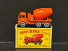 Matchbox Lesney #26B-2 - 1961 - Fodden Concrete Truck  GPW w/Original Type D Box