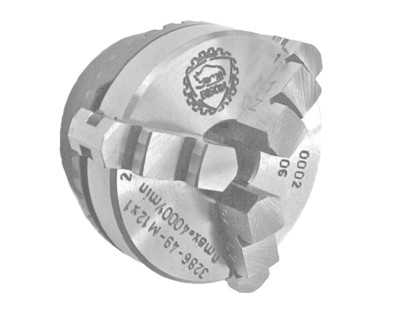 Bison-Bial 1.93'' (49 mm) 3-Jaw Self-Centering Mini Lathe Chuck w/M12 x1 Mount