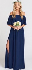 Show Me Your Mumu Hacienda Maxi Dress Rich Navy~XS