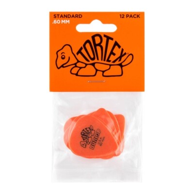 DUNLOP Tortex Standard Pick 0,60   Plektren   guitar picks   12er Pack
