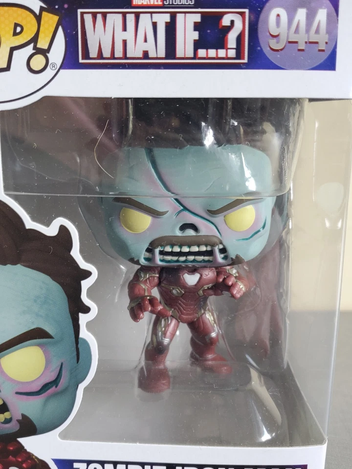 Funko Pop 944 Zombie Iron Man Marvel What If Neuf Jamais Ouvert Boîte d’Origine - Photo 3/4