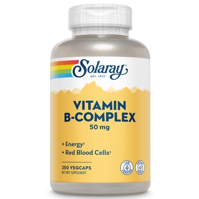 Solaray B-Complex 50 -- 250 Capsules