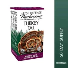 Turkey Tail Fungi Perfecti  Host Defense  120 Caps