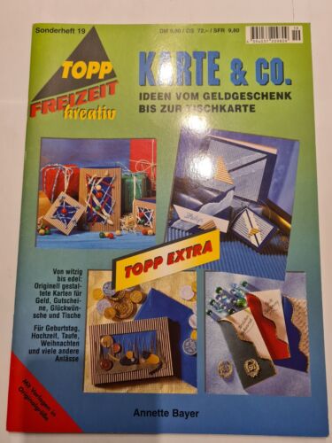 Topp ocio creativo tarjeta de regalo idea vintage cuaderno especial manualidades - Imagen 1 de 12