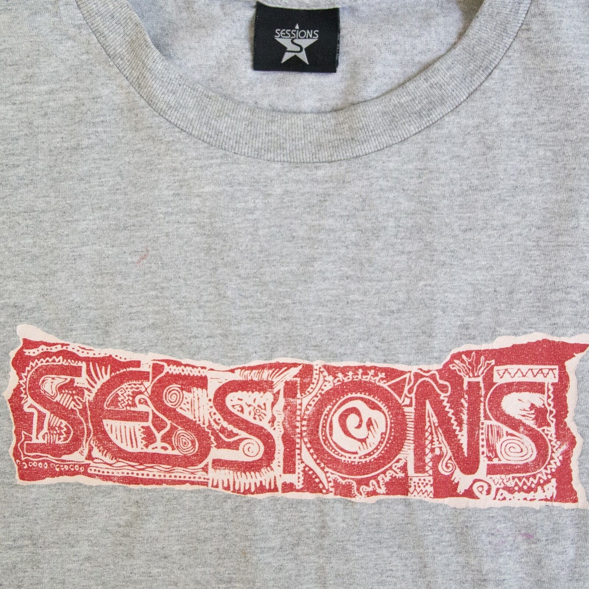 Vintage 90s Sessions MFG Rare Shirt Large - Skate & Snowboarding 
