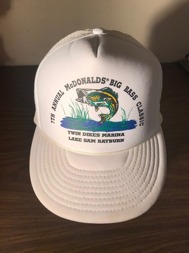 Vintage Big Bass Classic Hat McDonalds 