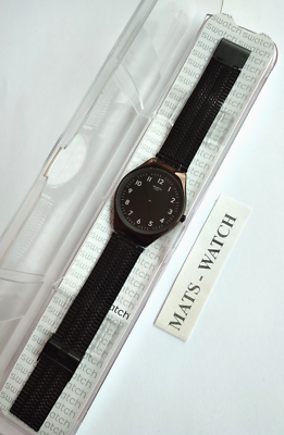 Swatch Skin Irony Skincoal Watch SYXB100GG Analog Stainless Steel