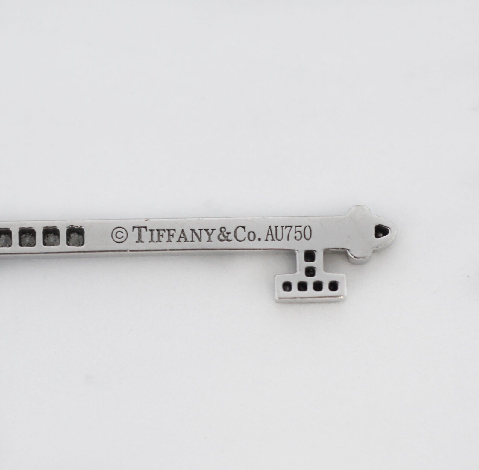 Tiffany & Co. 18K Diamonds Bloom Key Pendant - image 5