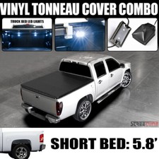 For 07-14 Silveradosierra 5.8 Short Bed Hidden Snap Tonneau Coverled Lights For 07-14 Silveradosierra 5.8 Short Bed Hidden Snap Tonneau Coverled Lights