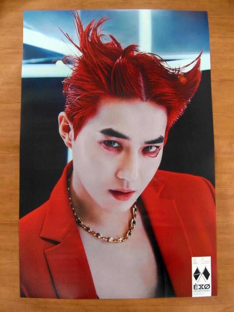 EXO - Obsession X-EXO (SUHO VER.) [OFFICIAL] POSTER *NEW* K-POP | eBay