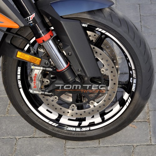 KTM SuperDuke SD 1290 R SDR GT 2020-2025 Felgenaufkleber Felgenrandaufkleber - Picture 6 of 10