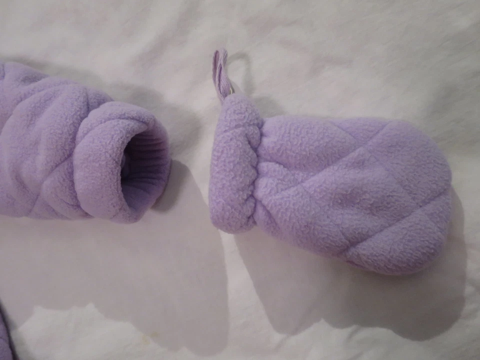 Маленькие чудеса младенца лаванды Snowsuit с капюшоном маленьких девочек 3/6 месяцев - Изображение 4 из 4