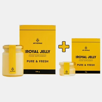 FRESH ROYAL JELLY 100g + 30g – API ROYALE Premium Nutritional Supplement
