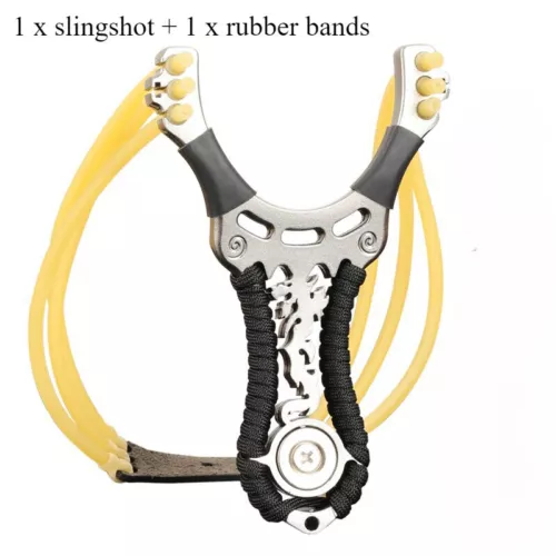Outdoor Slingshot Powerful Adults Hunting Catapult Shooting Target Toy - Picture 15 of 18