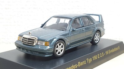 1/64 Kyosho MERCEDES BENZ 190 E 2.5 -16 EVOLUTION II GREEN GRAY