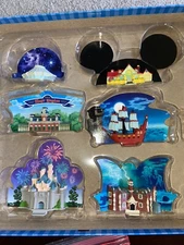 Disney Magic Kingdom Game 6 Attractions Background Pieces Replacements 2004