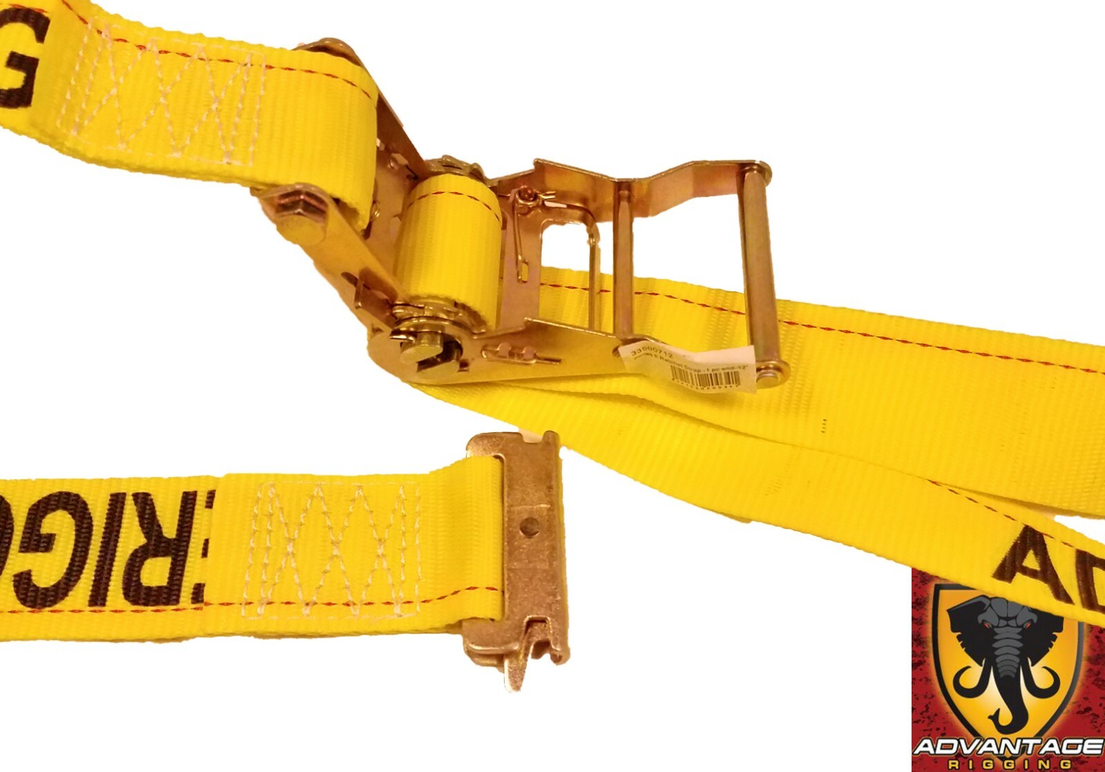 Transport Hauling Load Package - (1) E-Track 12' Ratchet Tie Down Strap 