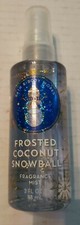 Bath  Body Works Frosted Coconut Snowball Fragrance Mist Spray Travel 3 fl.oz