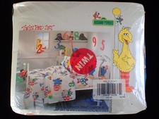 Vintage Sesame Street Twin Bed Set