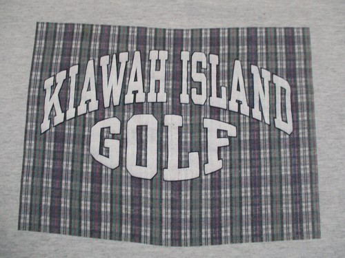 Vintage Kiawah Shirt Mens Large Gray Island Golf Golfer Logo Single Stitch 90s - Picture 3 of 14