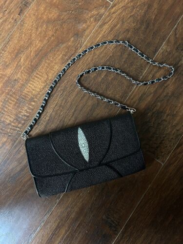 Rota Stingray Leather Clutch Bag New W/out Tags See Photos For Dimensions - Picture 1 of 8