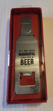 Bottle Opener: Beer Bottle Shape, Handheld *NEW*
