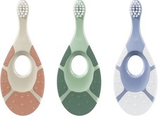 Jordan Step 1 Green Clean Toddler Toothbrush Pack 3 Units