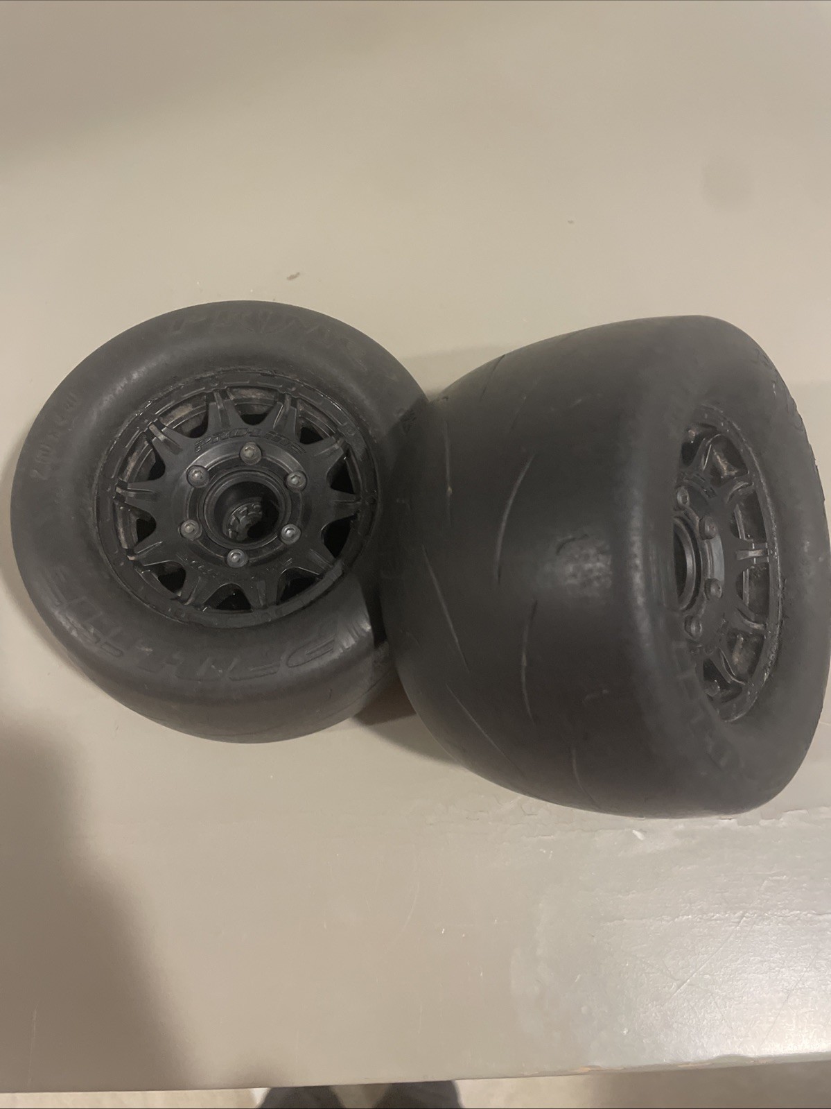Slicks Set Of Two Fits Cars Like The Traxxas Rustler 4x4