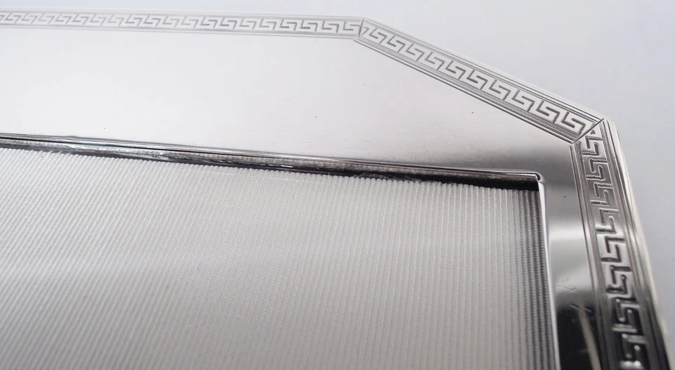 Walker & Hall рама старинный ар-деко картина фото английский серебро 1923 - Изображение 4 из 4