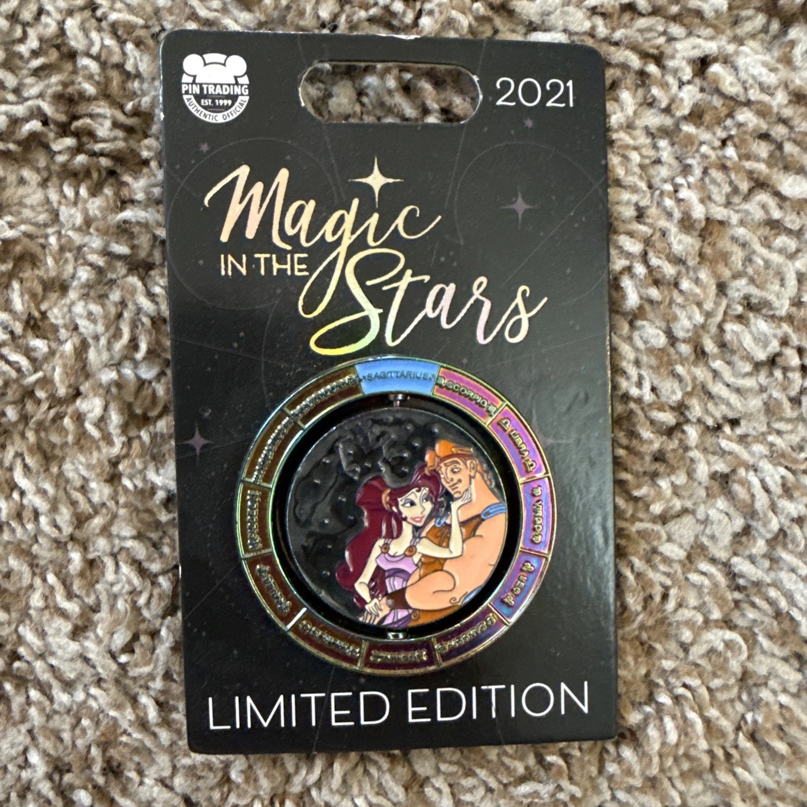 Disneyland Magic In The Stars - Hercules LE 4000 Pin - Sagittarius NEW
