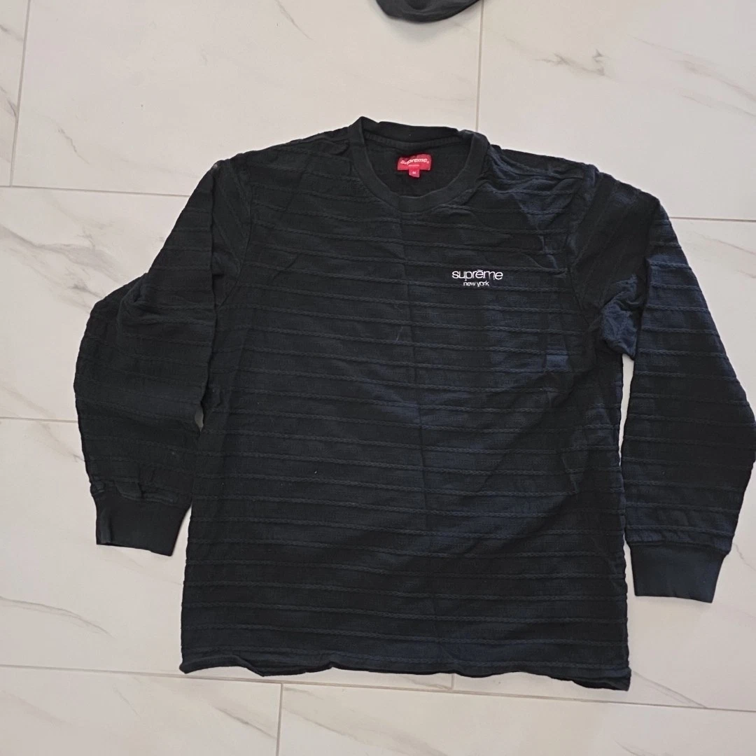 Supreme Long Sleeve Striped T-Shirts for Men for sale - eBay