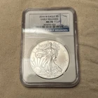 2014 W Silver Eagle $1 NGC MS70, Early Releases #OK