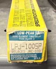 New Factory Sealed Cooper Bussmann LPJ-100SP Low Peak Class J Fuse 100 Amp
