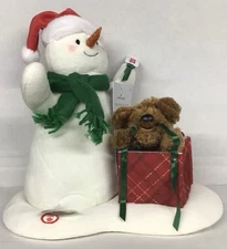 WRAPPED UP IN JOY ~ Snowman ~ Hallmark TECHNO PLUSH ~ NWT