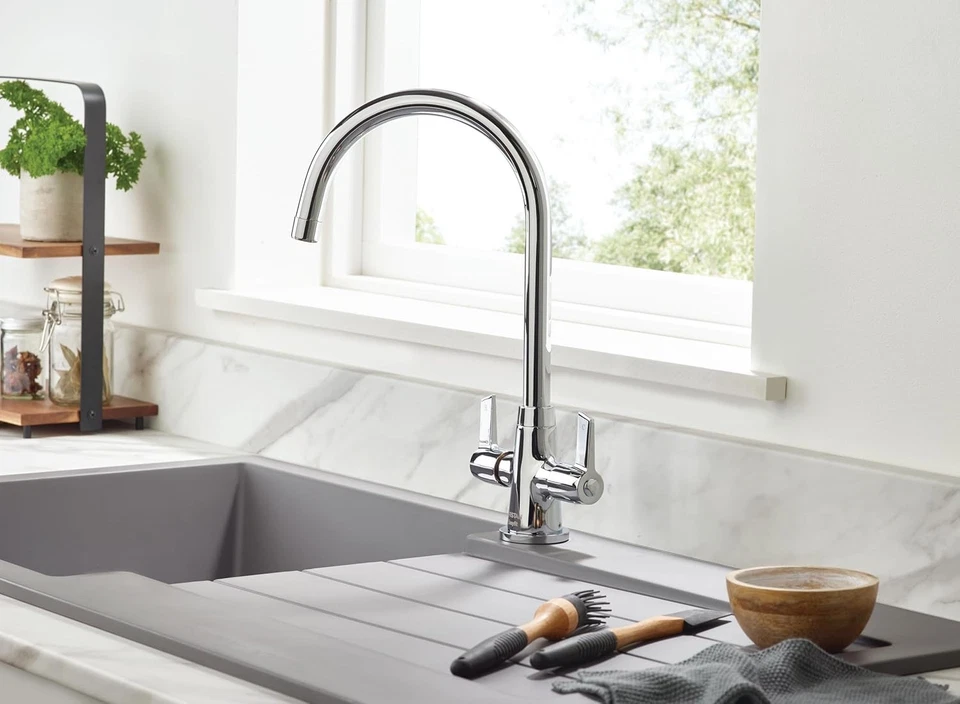 Bristan Echo EasyFit Kitchen Sink Mixer Tap Chrome Kitchen Mixer Tap - Image 2 of 4