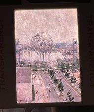 New York Worlds Fair 1964 1965 Airequipt Magazine 36 Color Slides In Box