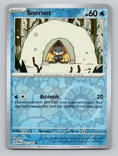 Snorunt 051/167 Common Twilight Masquerade Pokemon Reverse Holo Near Mint