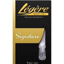Legere Reeds Signature Series Soprano Saxophone Reed 2.25